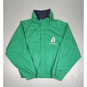 Vintage NAUTICA Jacket Mens XL‎ America's Cup 92 Team Green Sailing Hoodied